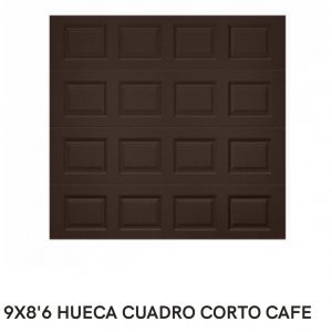 Hueca Cuadro Corto Café