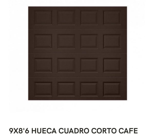Hueca Cuadro Corto Café